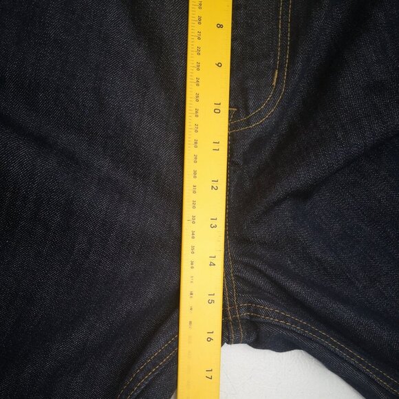 The Foundry Supply Co. Men's Size 46/32 Dark Wash Straight Wide Legs Jeans - Picture 11 of 12